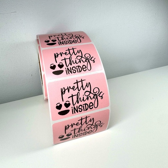 pretty things inside- stickers for small business-100 pcs pack- 2 in - Picture 3 of 9